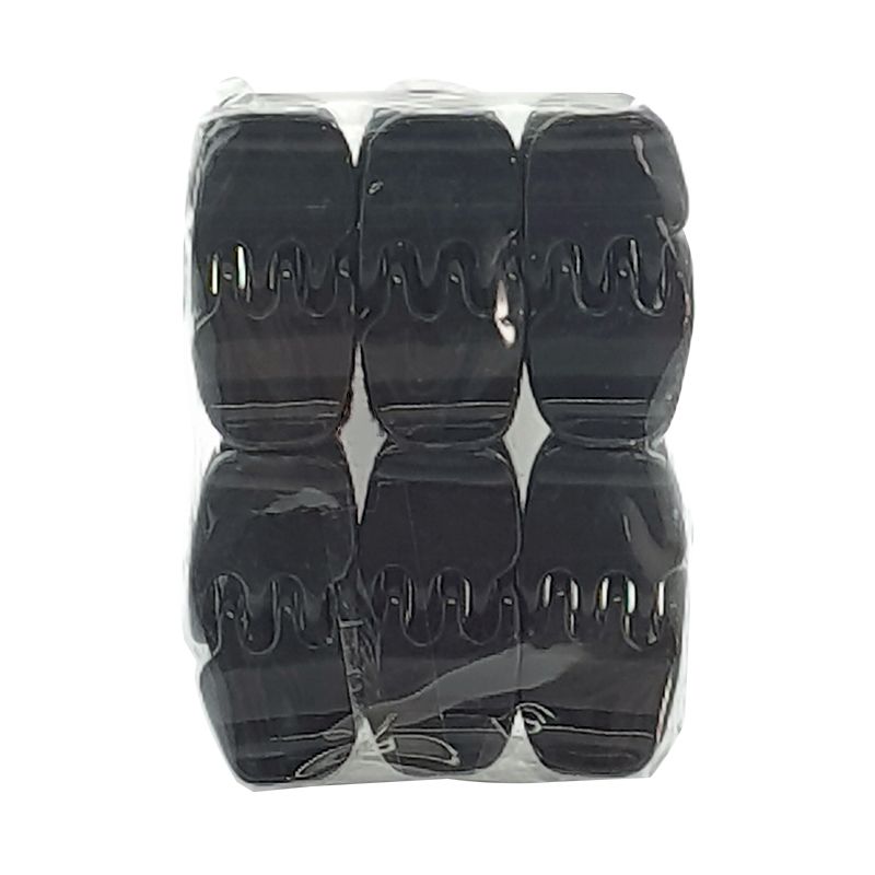 PIRANHA PLASTICO PRETA PP C/12PCS 51501 PIRANHA PRETA PEQUENA 12 PECAS, PIRANHA PRETA PEQUENA, PIRANHA PRETA, PIRANHA PLASTICO PRETA, PRENDEDOR CABELO Beleza & Saude