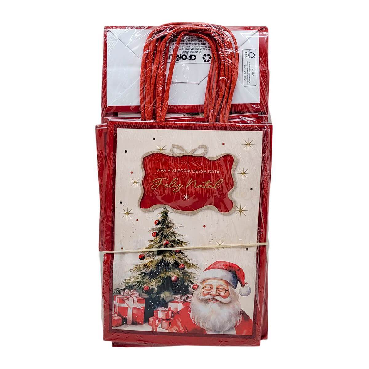 SACOLA KRAFT NATAL PQ 21,5X15X8CM C/10 SACOLA KRAFT NATAL PQ 21,5X15X8CM C/10, SACOLA KRAFT PEQUENA, SACOLA PAPEL, SACOLA KRAFT BRANCA, SACOLA KRAFT, SACOLA-Natal e Ano Novo