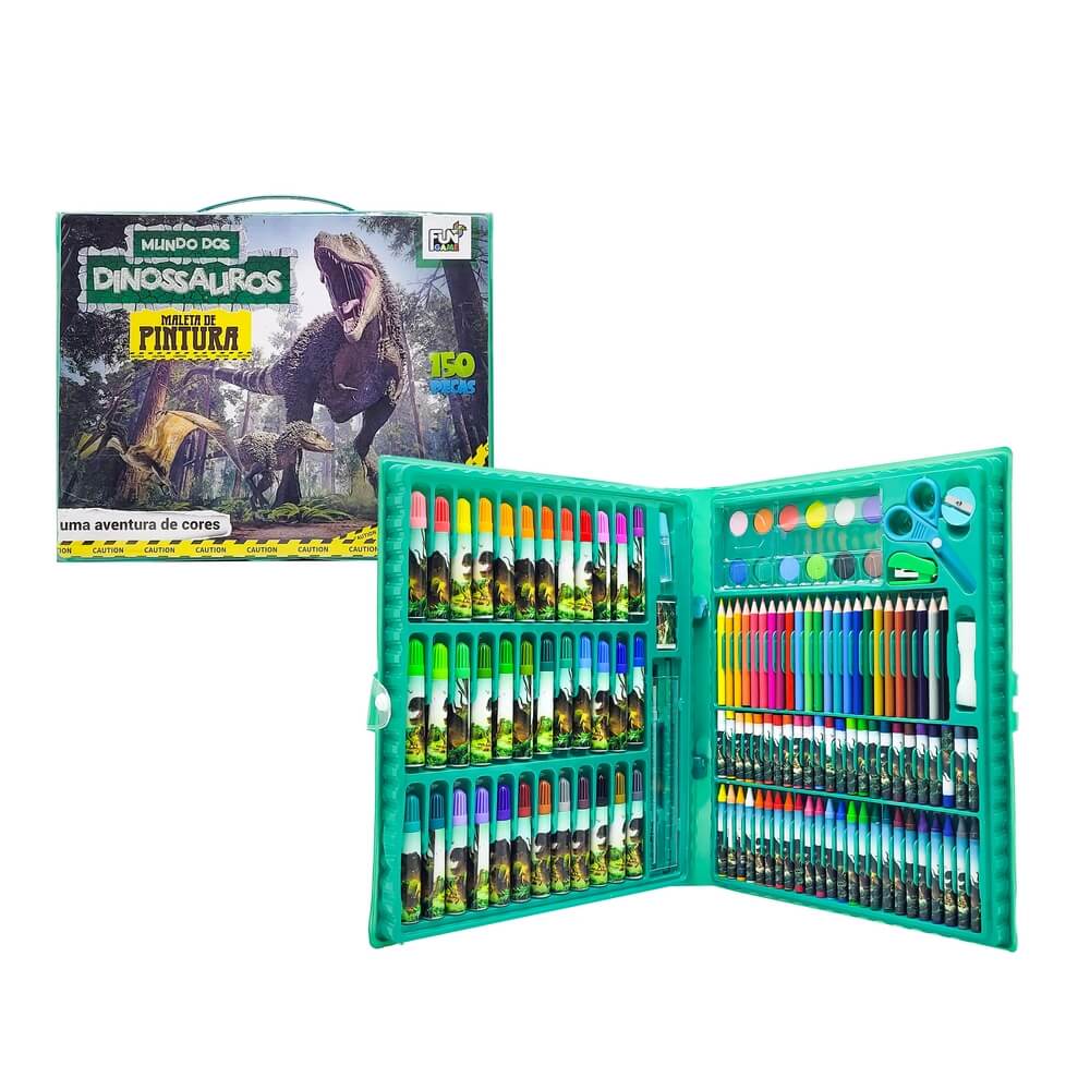 MALETA HIDROCOR 150PCS VERDE MAX-HR150 MALETA HIDROCOR 150PCS VERDE MAX-HR150, MALETA HIDROCOR 150PCS, MALETA HIDROCOR VERDE, MALETA HIDROCOR, MALETA VERDE 150PCS, MALETA VERDE, MALETA-Material Escolar e Papelaria