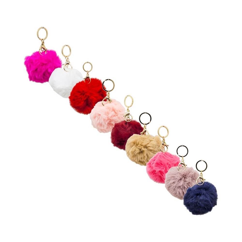 CHAVEIRO POM POM 270-J010/JW305-01231 CHAVEIRO POM POM 270-J010/JW305-01231, POMPOM, CHAVEIRO POMPOM, POM POM, CHAVEIRO BOLINHA Decoracao e Presentes