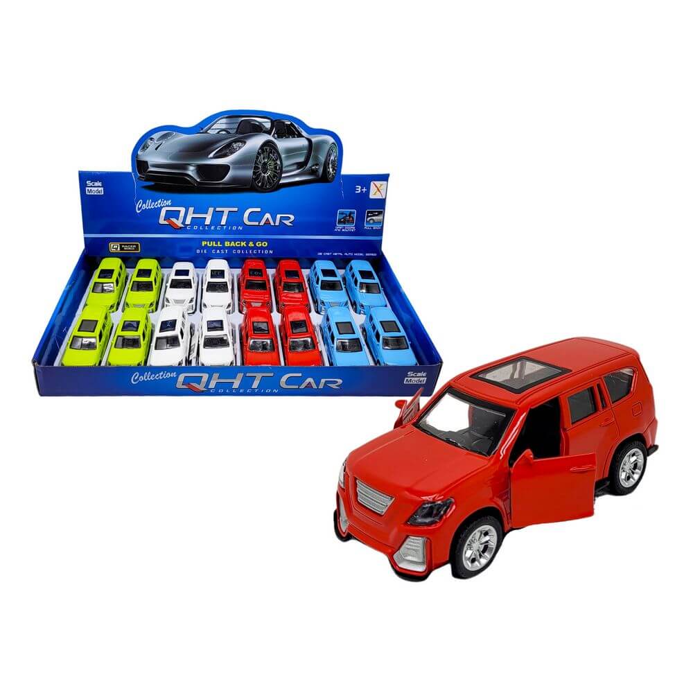 CARRO A FRICCAO DE METAL SPORTAGE Y-5049 BRINQ. CARRO SPORTAGE Y-5049, CARRO DE BRINQUEDO, CARRINHO, CARRINHO SUV, SUV DE BRINQUEDO, CARRINHO PULLBACK, SUV PULLBACK, TOYS WORLD Brinquedos