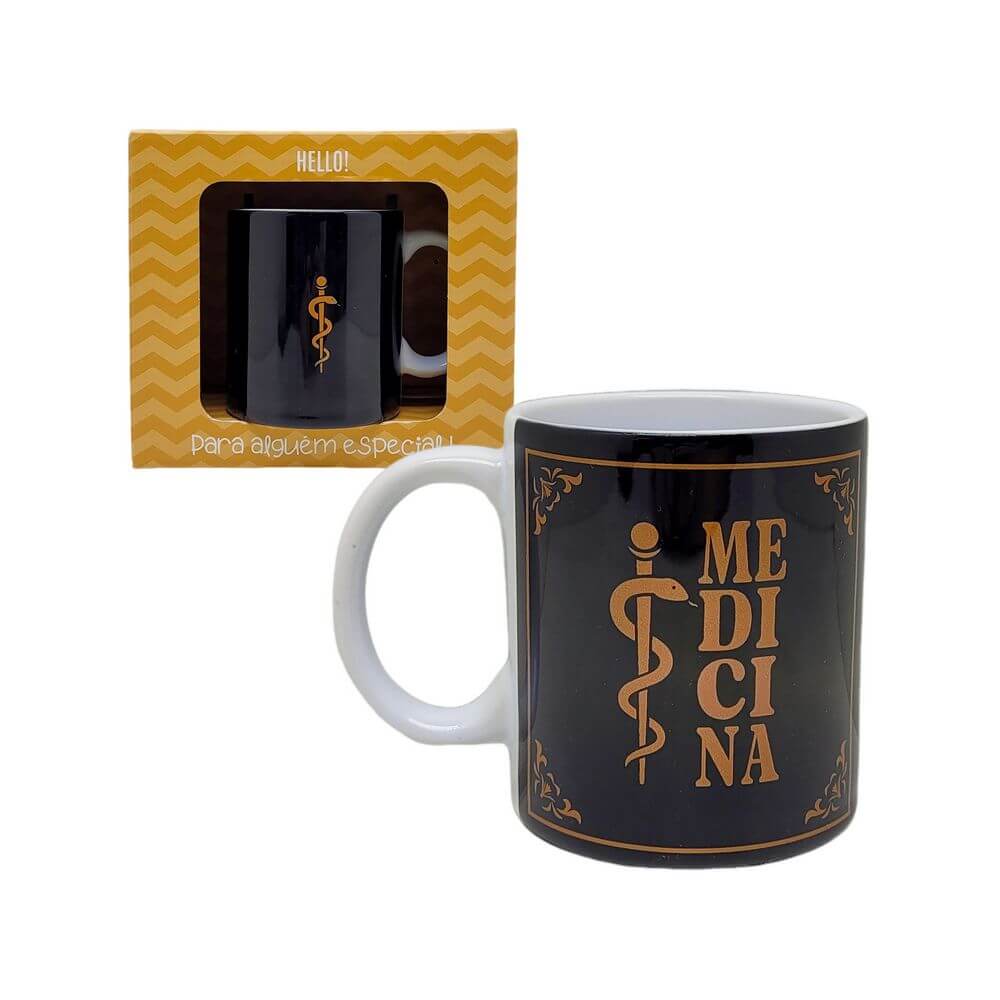 CANECA PROFISSAO GM MEDICINA 330ML PR28-1 CANECA MEDICINA 330ML PR28-1, CANECA MEDICINA, CANECA PROFISSOES, CANECA PRESENTE, CANECA DE CERAMICA, CANECA HELLO, CANECA, MEDICINA, PROFISSOES Cozinha