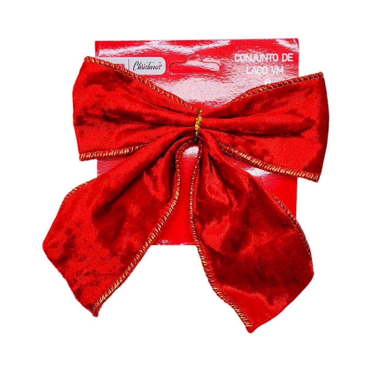 LACO DE NATAL WF1830 17X15CM ENF. NATAL LACO 15X17CM WF1830, ENFEITE, LACO, LACO 17CM, NATAL, LACO BASICO, DECORACAO-Natal e Ano Novo