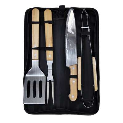KIT P/ CHURRASCO 4 PCS 143183 Cozinha