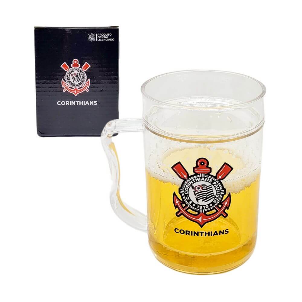 CANECA GEL CORINTHIANS 200ML DF8826-1 CANECA GEL CORINTHIANS 200ML DF8826-1, CANECA EM GEL, CANECA CORINTHIANS, CORINTHIANS, CANECA TIME, CANECA FUTEBOL Times de Futebol