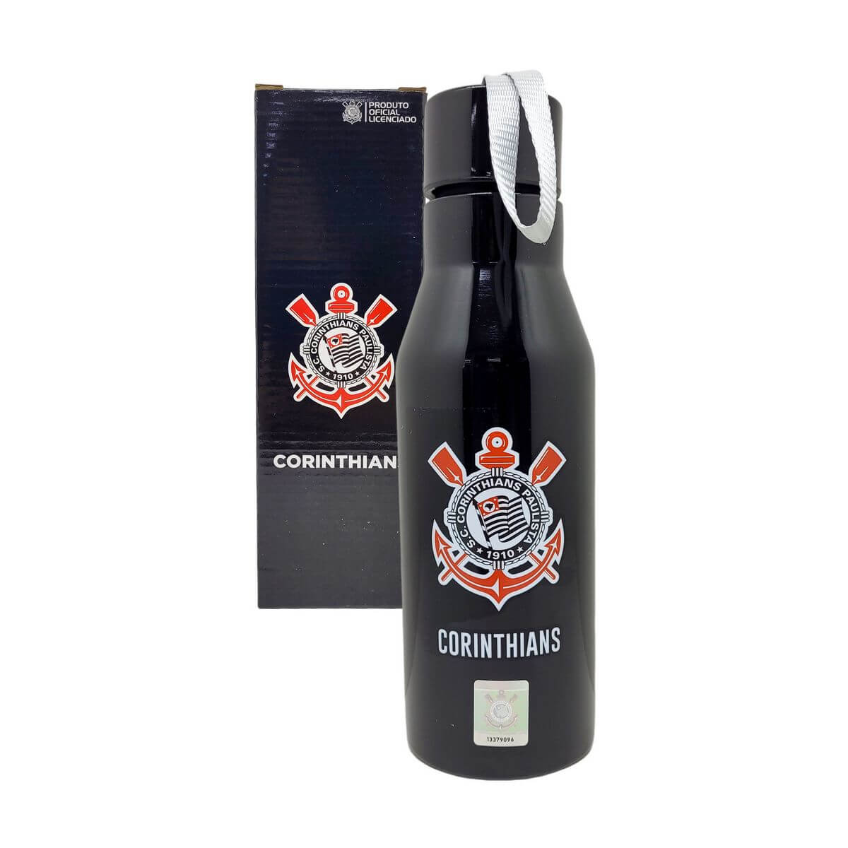 GARRAFA INOX 600ML CORINTHIANS QH080-1 GARRAFA INOX 600ML CORINTHIANS QH080-1, GARRAFA, GARRAFA INOX, 600ML, CORINTHIANS, FUTEBOL, PRESENTE Times de Futebol