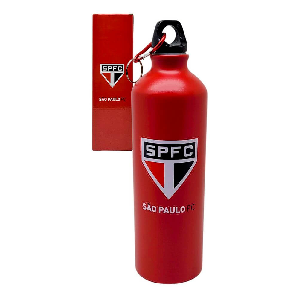 GARRAFA ALUM. SAO PAULO 750ML QH075-2 GARRAFA ALUM. SAO PAULO 750ML QH075-2, GARRAFA, GARRAFA DE ALUMINIO, GARRAFA SAO PAULO, GARRAFA 750ML, SAO PAULO, FUTEBOL Times de Futebol