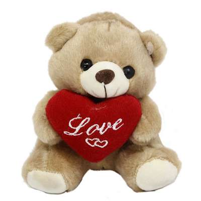 PELUCIA URSO AMOR 13CM FE6969 Brinquedos