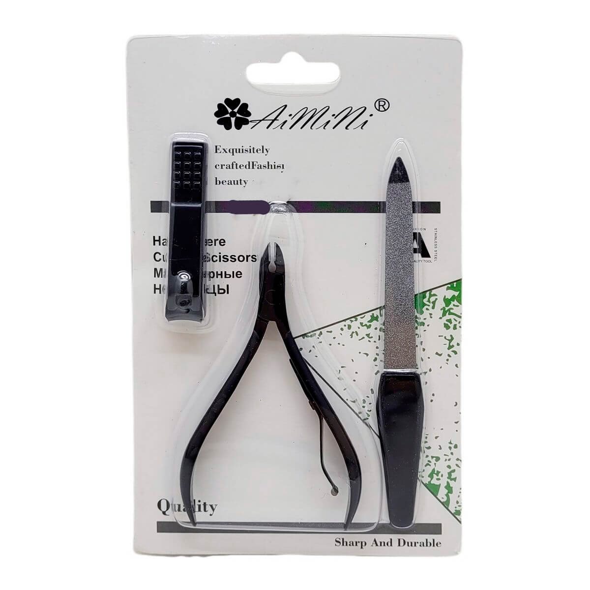 KIT MANICURE 3PCS JW536-01855 KIT CORTADOR DE UNHA 3PCS JW536-01855, CORTADOR DE UNHA, KIT CORTADOR, MANICURE, ARTIGOS COSMETICOS Beleza & Saude