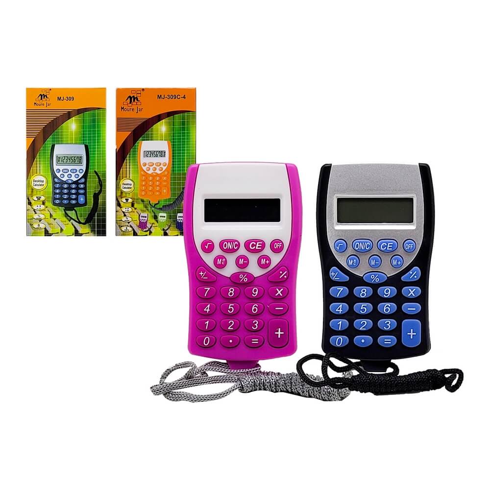 CALCULADORA 8 DIGITOS MJ-309C-4 CALCULADORA 8 DIG. MJ-309C-4, CALCULADORA 8 DIGITOS MJ 309 C4, CALCULADORA DE BOLSO MJ, CALCULADORA DE BOLSO 8 DIGITOS, CALCULADORA MJ, CALCULADORA DE BOLSO, CALCULADORA Material Escritório