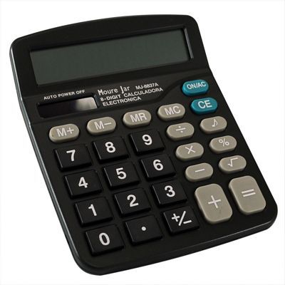 CALCULADORA 8 DIGITOS MJ-8837A Material Escritório