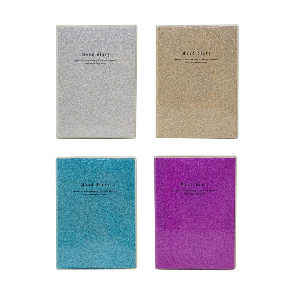 CADERNO DE ANOTACAO GLITER 15CM MJ7040-16 CADERNO P/ ANOTACOES MJ7040-16. CADERNO, CADERNO PARA ANOTACOES, CADERNO COM GLITTER, CADERNO GLITTER, CADERNO FEMININO Material Escolar e Papelaria