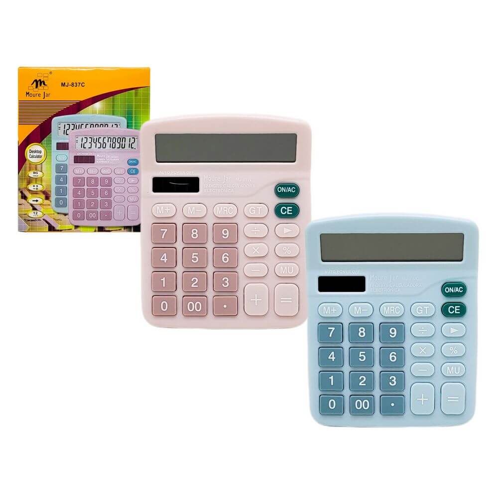 CALCULADORA 12 DIGITOS MJ-837C CALCULADORA 12 DIGITOS MJ-837C, CALCULADORA, ESCRITORIO, MATERIAL ESCOLAR, MATERIAL ESCRITORIO, CALCULAR, CALCULADORA 12 DIGITOS Material Escritório