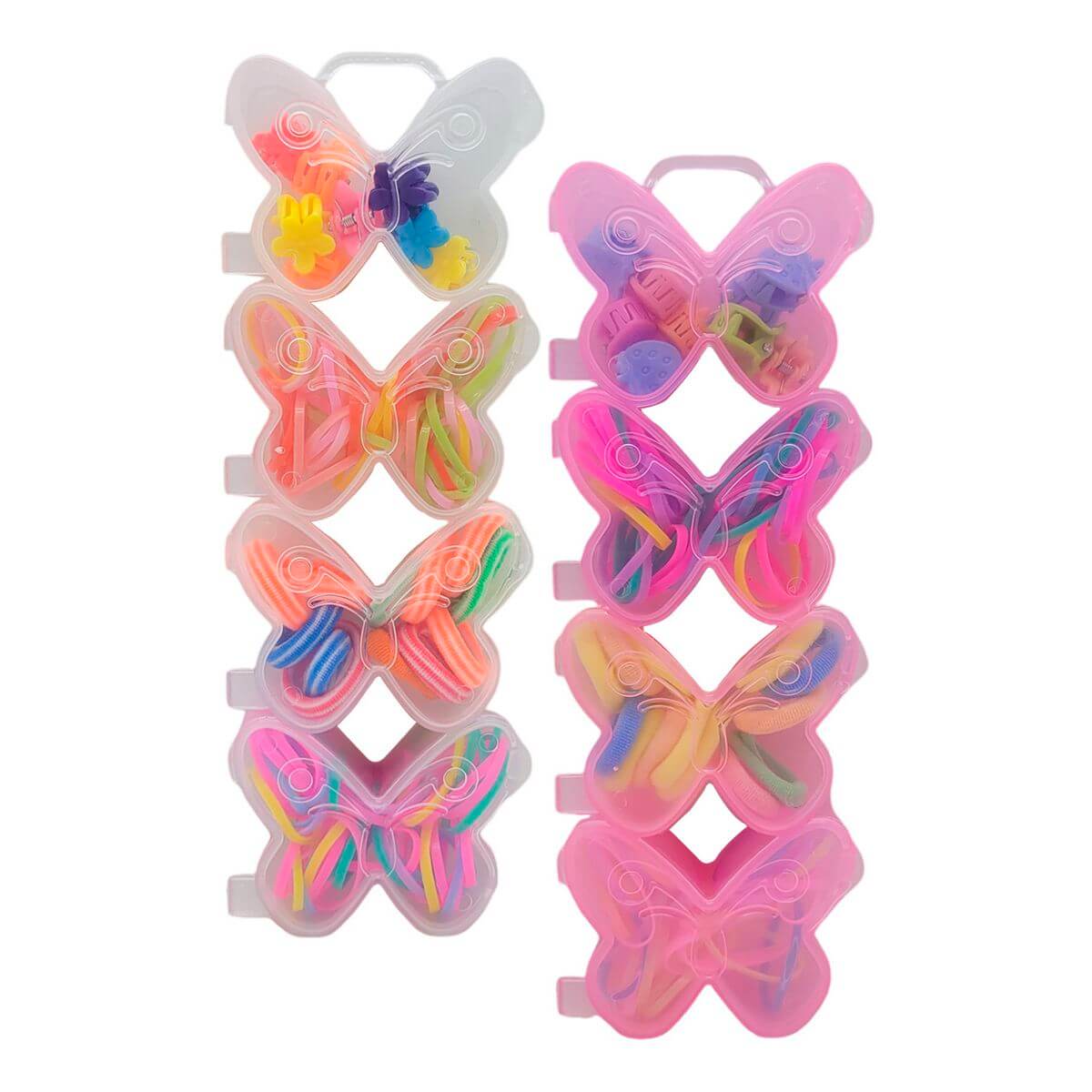 KIT INFANTIL P/  CABELO RT731508 MINI KIT ACESSORIOS P/  CABELO RT731508, ACESSORIOS PARA CABELO, KIT ACESSORIOS, ELASTICO, PRESILHA, CABELO, CABECA, ARTIGOS COSMETICOS Beleza & Saude