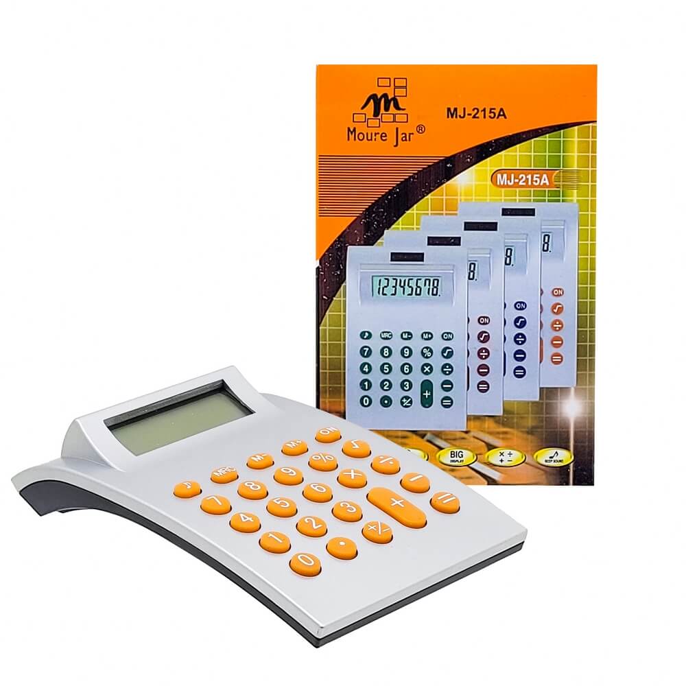 CALCULADORA 8 DIGITOS MJ-215A CALCULADORA MJ-215A, CALCULADORA PLASTICO MJ 8 DIGITOS, CALCULADORA 8 DIGITOS, CALCULADORA PLASTICO, CALCULADORA 8 DIGITOS Material Escritório