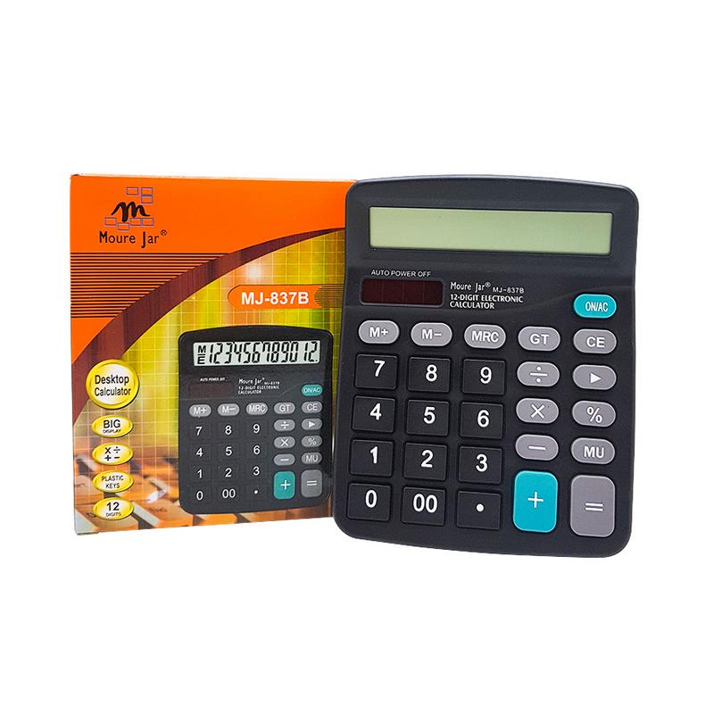 CALCULADORA 12 DIGITOS MJ-837B Material Escritório