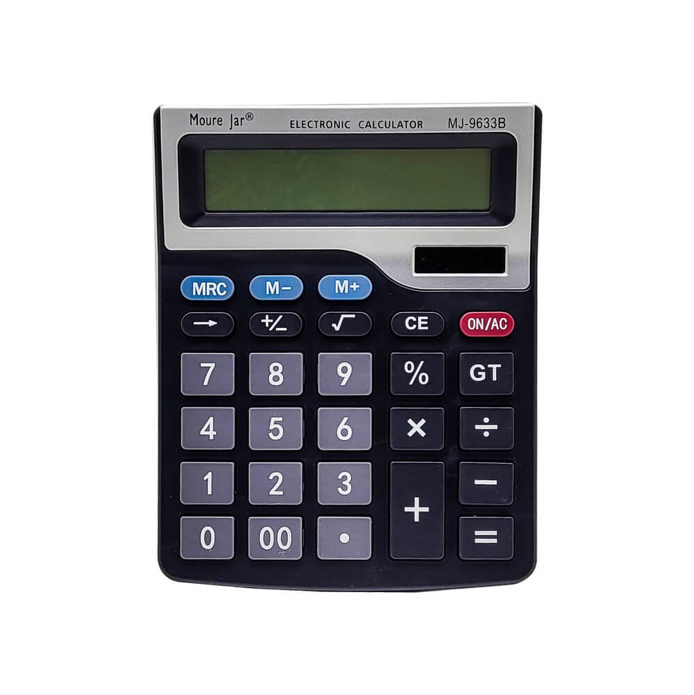CALCULADORA 12 DIGITOS MJ-9633B CALCULADORA 12DIG MJ-9633B, CALCULADORA ELETRONICA 12 DIGITOS, CALCULADORA ELETRONICA, CALCULADORA 12 DIGITOS, CALCULADORA GRANDE, CALCULADORA Material Escritório
