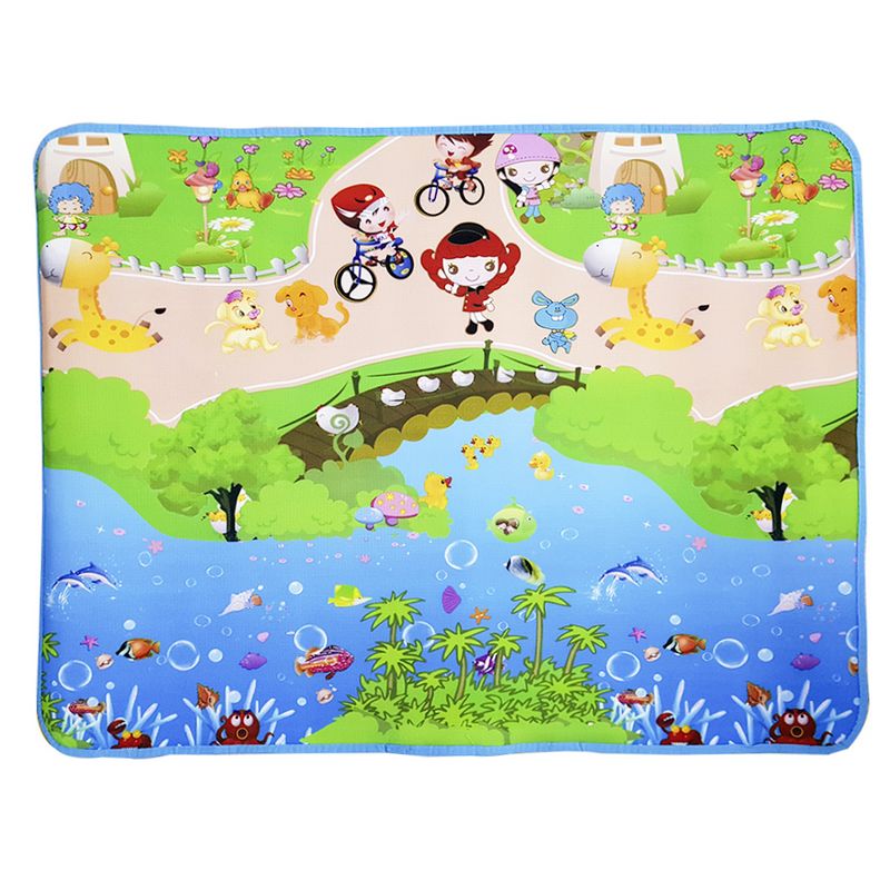TAPETE INFANTIL TERMICO 90X120 TAPETE PLASTICO INFANTIL, TAPETE PLASTICO DECORADO, TAPETE PLASTICO ENFEITADO-Brinquedos