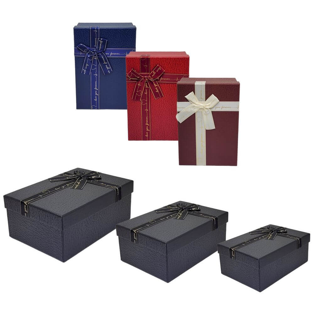 CAIXA P/ PRESENTE RETANGULAR 3 PCS 3104T-4 CAIXA P/PRES. RETANGULAR 3 PCS 3104T-4, CX, CAIXA, PRESENTE, CAIXA DE PRESENTE, EMBALAGEM PARA PRESENTE Decoracao e Presentes