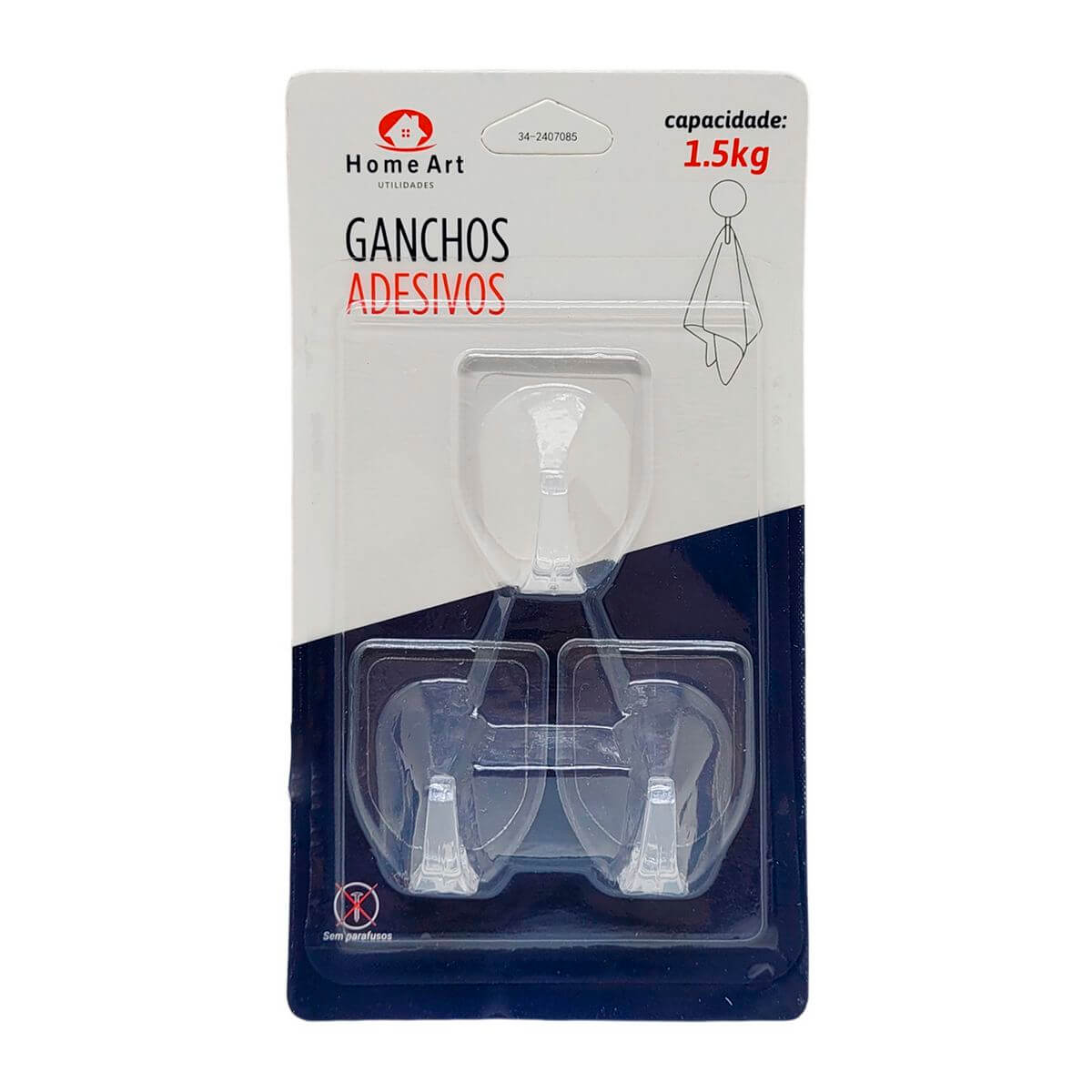 GANCHOS ADESIVOS 3PCS GH0317 GANCHOS ADESIVOS 3PCS GH0317, GANCHO, GANCHO ADESIVO, KIT GANCHOS Banheiro & Lavanderia