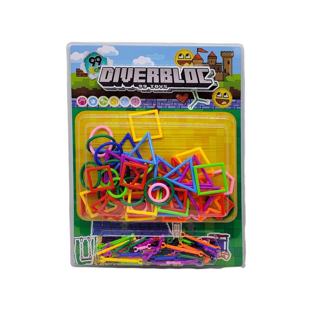 BLOCOS DIVERBLOC 39CM TOYS-25076 BRINQUEDO DIVERBLOC TOYS-25076, DIVERBLOC, BRINQUEDO DIVERBLOC, BLOCOS DE MONTAR, DIVERBLOC FORMAS, BRINQUEDOS Brinquedos