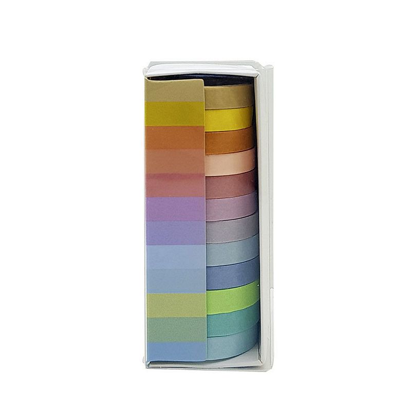 KIT FITAS ADESIVAS 12 ROLOS MJ-J24613-34 KIT FITAS ADESIVAS 12 ROLOS, FITAS ADESIVAS DECORADA, FITAS ADESIVAS ENFEITADA, FITA ADESIVA DECORATIVA-Material Escolar e Papelaria