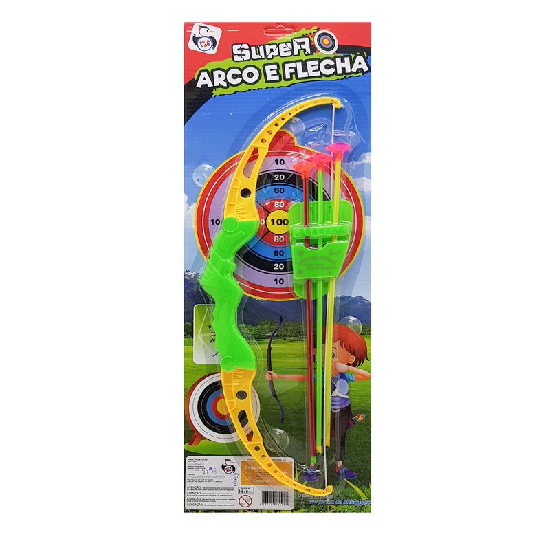 KIT HEROI ARCO E FLECHA 52CM PI3041 ARCO E FLECHA PI3041, ARCO E FLECHA PLASTICO, ARVO E FLECA BRINQUEDO, BRINQUEDO ARCO E FLECHA, ARCO E FLECHA Brinquedos