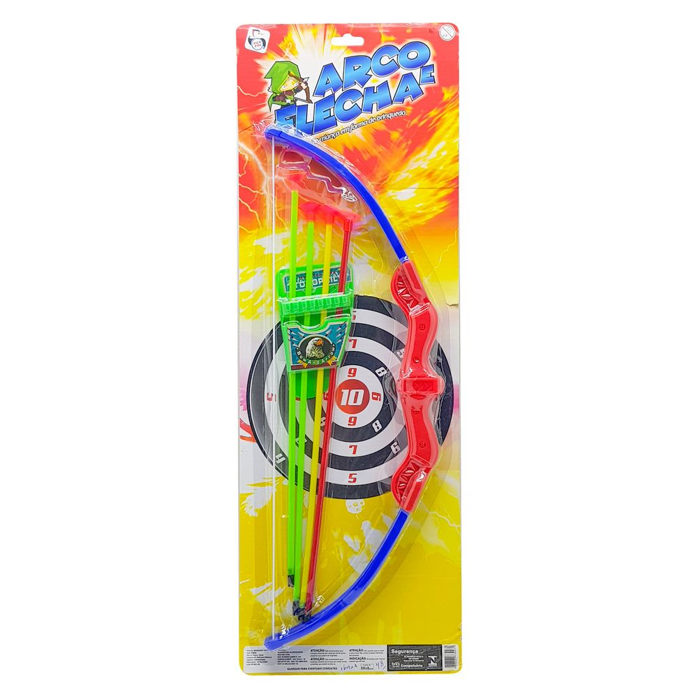 KIT HEROI ARCO E FLECHA GD 62CM PI3043 ARCO E FLECHA GD PI3043, ARCO E FLECHA PLASTICO, ARCO E FLECHA INFANTIL, KIT ARCO E FLECHA, ARCO E FLECHA Brinquedos