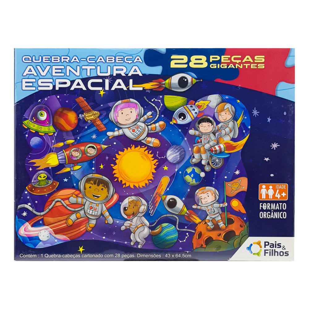 QUEBRA CABECA 28PCS AV. ESPACIAL 10796 JG. Q.CABECA AV. ESPACIAL 28PCS 10796, JOGO QUEBRA CABECA AVENTURA ESPACIAL, QUEBRA CABECA ESPACIAL 28PCS, QUEBRA CABECA 28PCS, QUEBRA CABECA Brinquedos