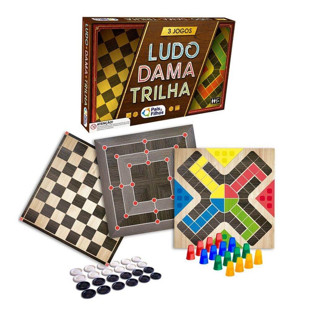 TABULEIRO JOGO LUDO/DAMA/TRILHA 2801 JOGO LUDO/DAMA/TRILHA 2801, JOGO LUDO/DAMA/TRILHA, JOGO LUDO, JOGO DAMA, JOGO TRILHA, JOGO PAPEL, JOGO Brinquedos
