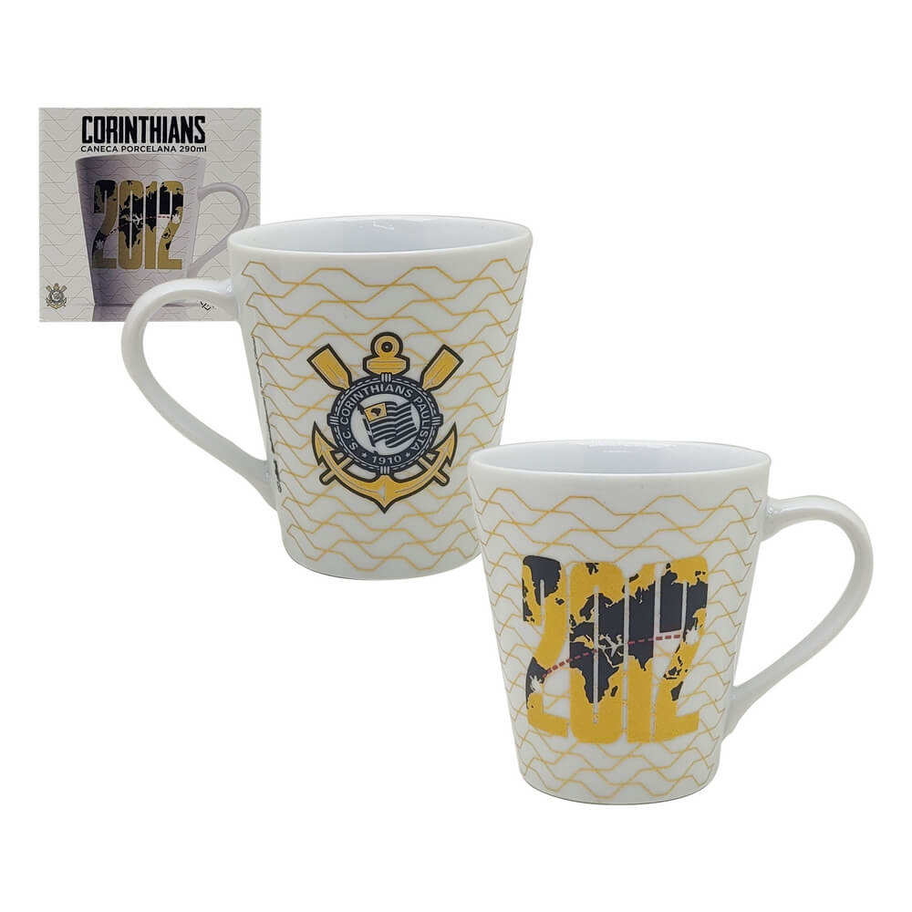 CANECA CERAMICA CORINTHIANS 290ML 22139 CANECA PORC. CORINTHIANS 290ML 22139, CANECA PORCELANA CORINTHIANS, CANECA TIMAO, CANECA CERAMICA, CANECA Times de Futebol