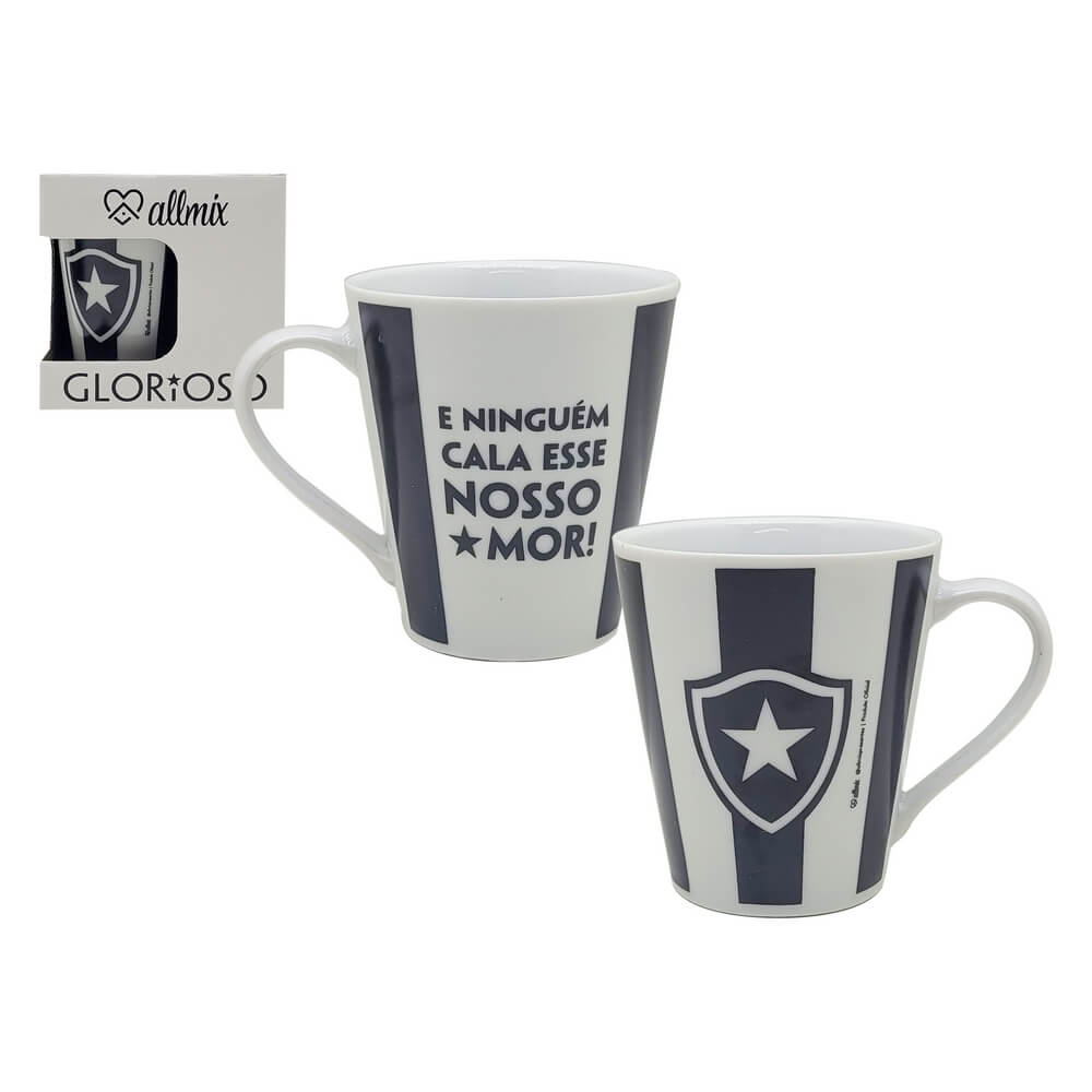 CANECA CERAMICA BOTAFOGO 290ML 22132 CANECA PORC. BOTAFOGO 290ML 22132, CANECA CERAMICA BOTAFOGO, CANECA BOTAFOGO, CANECA CERAMICA, CANECA BOTAFOGO 290ML, CANECA, BOTAFOGO Times de Futebol