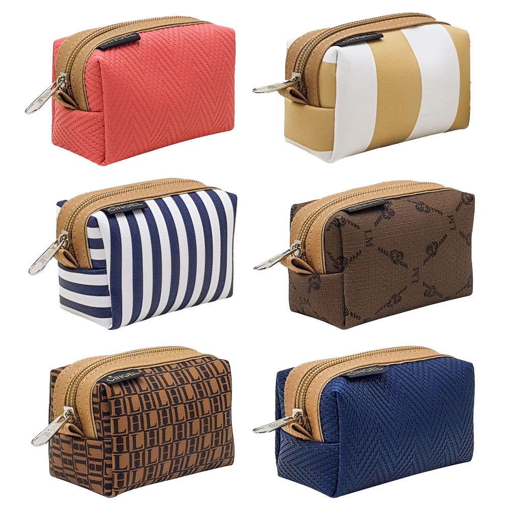 CINGEL NECESSAIRE PORTA MOEDA 019.S MINI NECESSAIRE DECOR. 019.S, MINI NECESSAIRE DECORATIVA, MINI NECESSAIRE, NECESSAIRE PEQUENA, NECESSAIRE CINGEL, NECESSAIRE Beleza & Saude