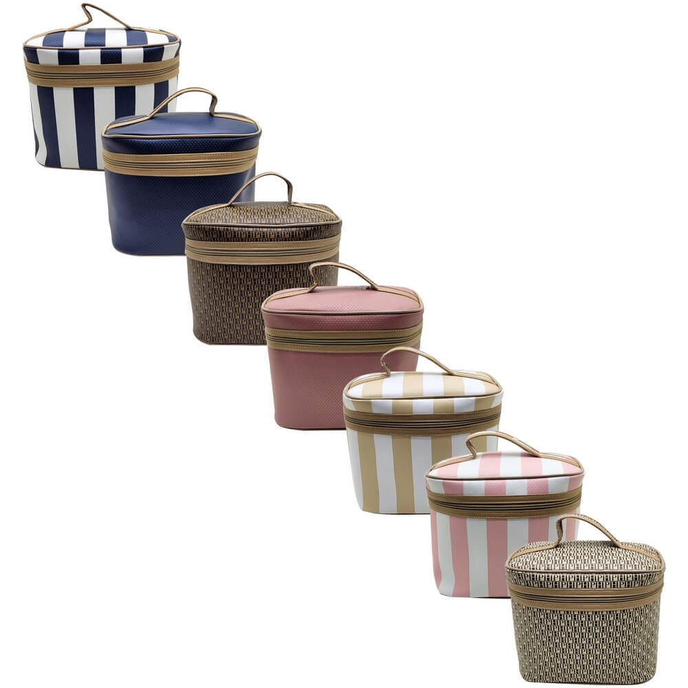 CINGEL NECESSAIRE 24X21X15CM 032.S NECESSAIRE GRANDE 032.S, NECESSAIRE GRANDE CINGEL, NECESSAIRE DECORADA CINGEL, NECESSAIRE GRANDE, NECESSAIRE Beleza & Saude