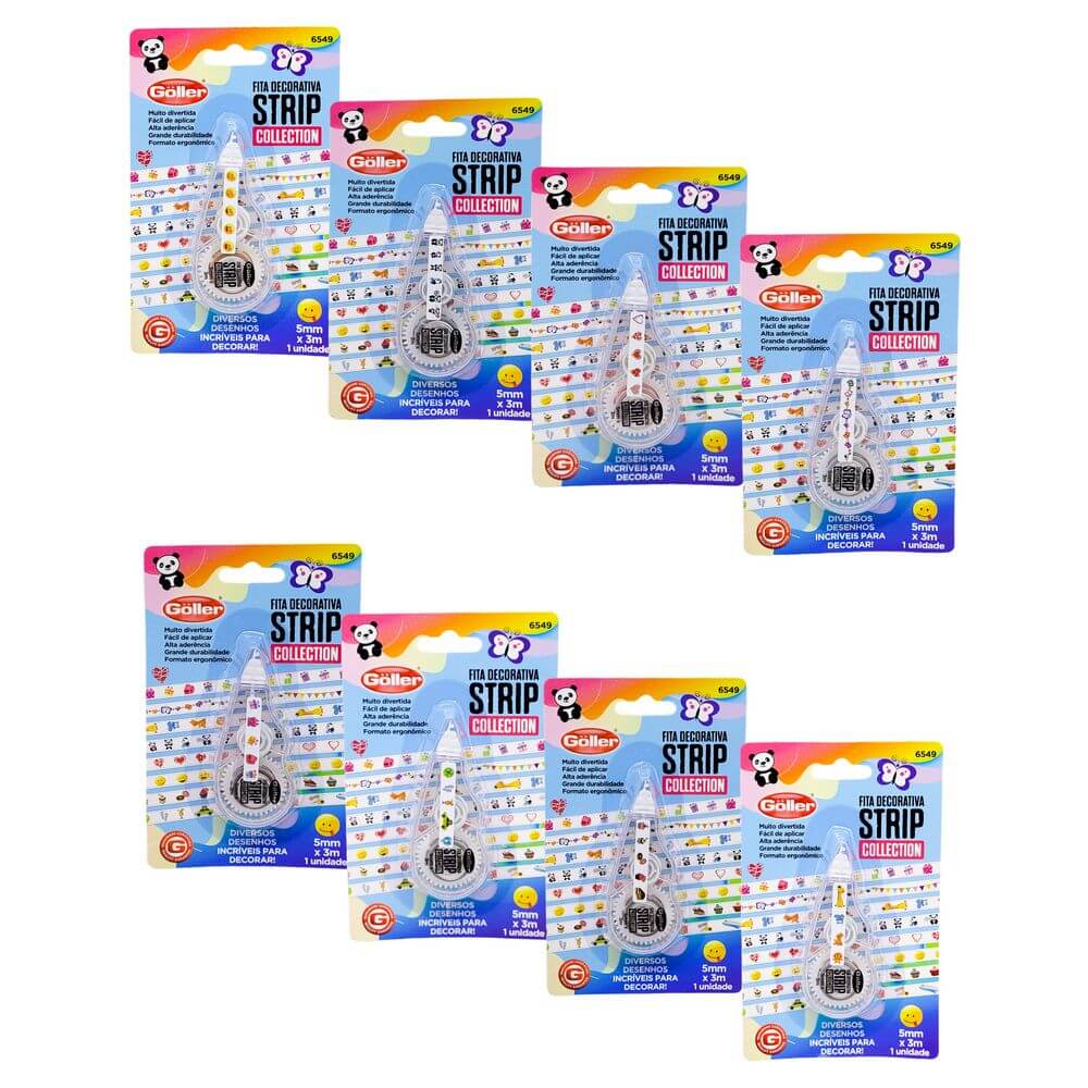 FITA MARCA TEXTO STRIP DECOR. 6549 FITA MARCA TEXTO STRIP DECOR. 6549, MARCA TEXTO, FITA MARCA TEXTO, FITA DECORATIVA, MARCA TEXTO STRIP, ESCOLA, PAPELARIA Material Escolar e Papelaria