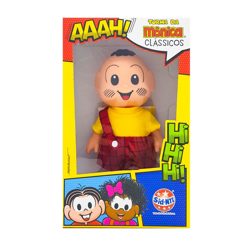 T. DA MONICA BONECO CASCAO 979 BONECO CLASSICO CASCAO, BONECO CASCAO, BONECA TURMA MONICA, BONECO TURMA MONICA Brinquedos