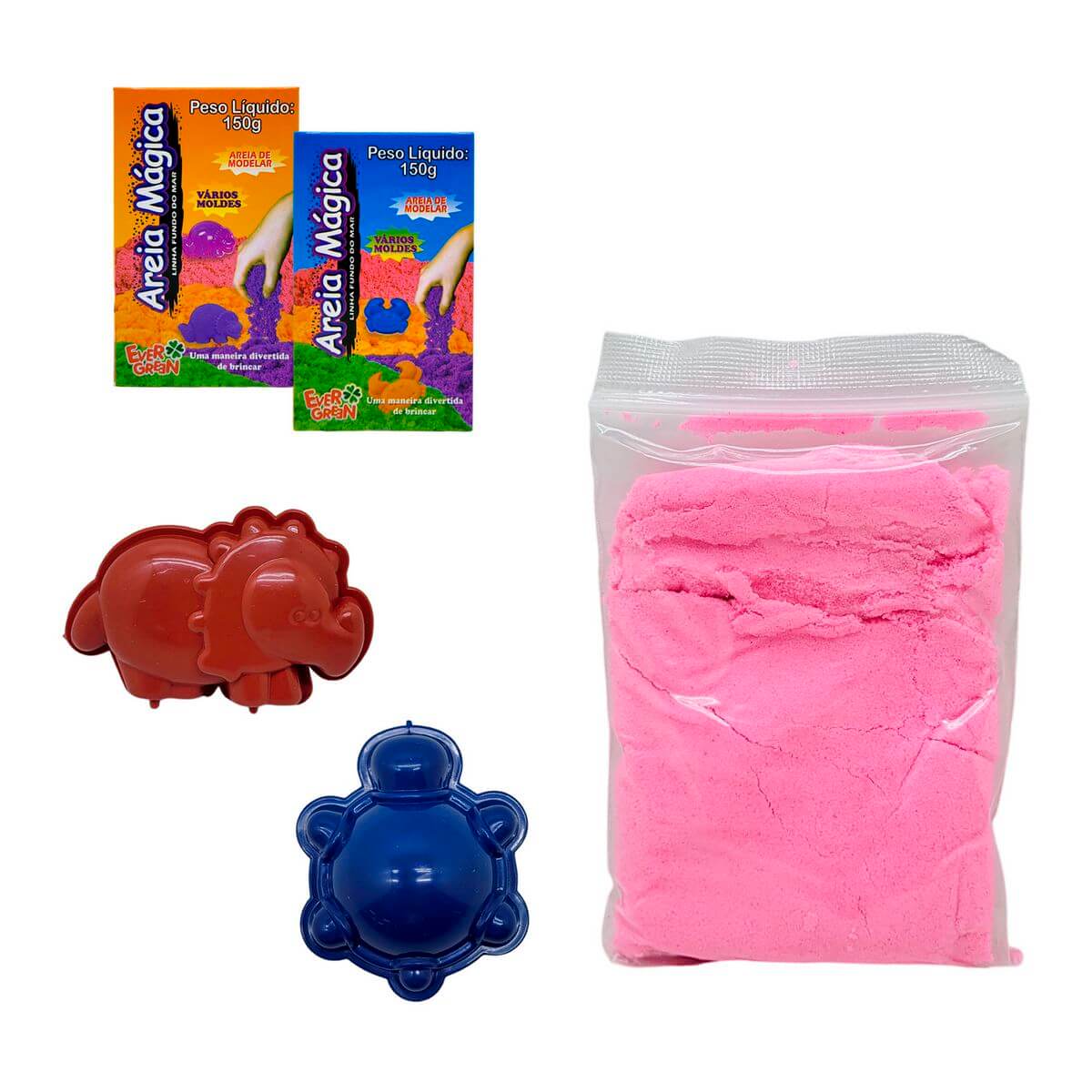 AREIA MAGICA 150G FUNDO DO MAR 14CM 606 AREIA MAGICA FUNDO DO MAR 150G 606, AREIA MAGICA, AREIA DE MODELAR, FUNDO DO MAR, BRINQUEDOS, CRIATIVIDADE Brinquedos