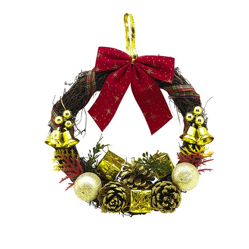 GUIRLANDA NATAL 23CM TD-8065 ENFEITE NATAL GUIRLANDA, GUIRLANDA NATAL DECORADA, GUIRLANDA DECORATIVA NATAL, GUIRLANDA ENFEITADA NATAL, GUIRLANDA NATALINA, ENFEITE NATAL, DECORACAO NATAL Natal e Ano Novo