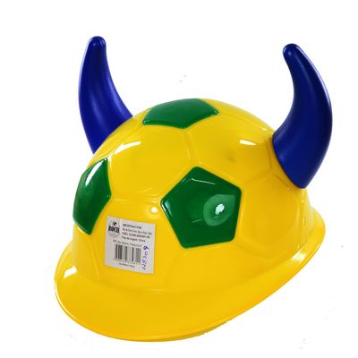 CHAPEU PLASTICO BRASIL VIKING 26CM FBA0307 Produtos de Época