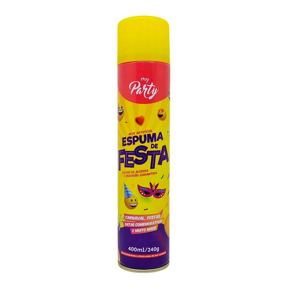 SPRAY DE ESPUMA NEVE 400ML AE340001 ESPUMA DE FESTA NEVE 400ML AE340001, ESPUMA, ESPUMA DE FESTA, ESPUMA NEVE, ESPUMA 400ML, NEVE ARTIFICIAL, ESPUMA DE CARNAVAL, CARNAVAL Produtos de Época
