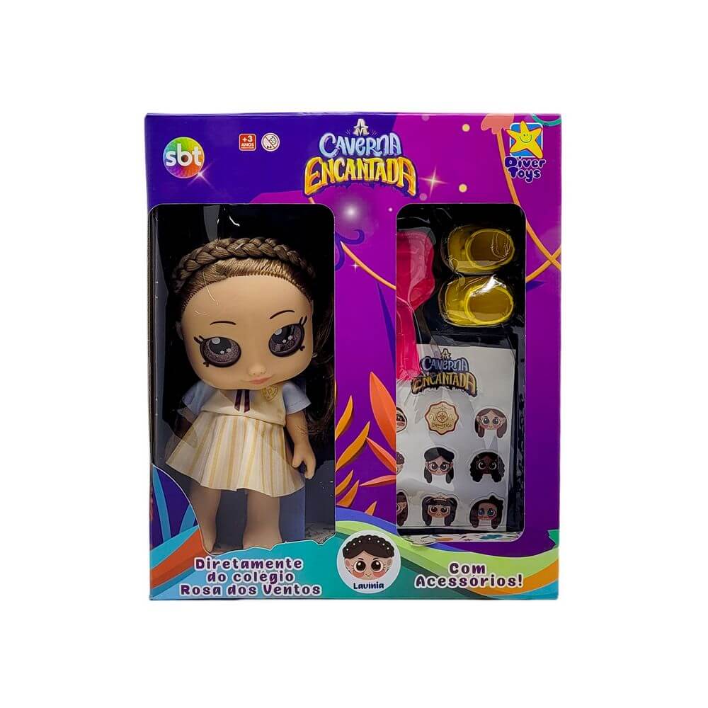 BONECA CAVERNA ENCANTADA LAVINIA 8339 BONECA CAVERNA ENCANTADA LAVINIA 8339, BONECA, BONECA CAVERNA ENCANTADA, BONECA LAVINIA, CAVERNA ENCANTADA, SBT, BRINQUEDOS Brinquedos