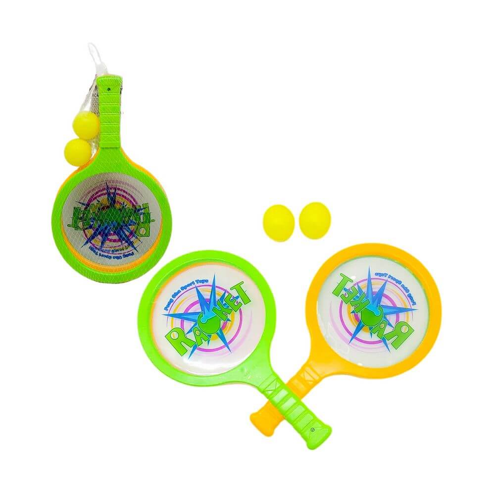 JOGO DE RAQUETES JR0217 JOGO DE RAQUETES JR0217, JOGO RAQUETES, BRINQNUEDO RAQUETE BOLINHA, BRINQUEDO TENIS PLASTICO, RAQUETE PLASTICO Brinquedos