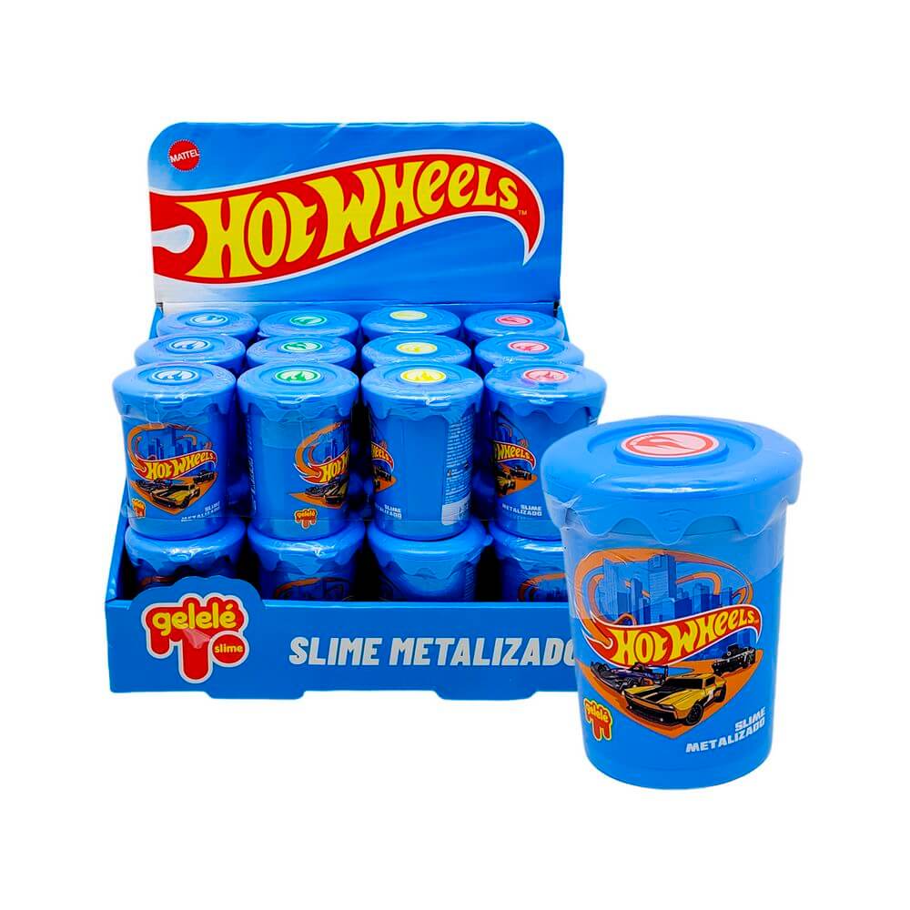 SLIME GELELE 180G HOTWHEELS 3949 GELELE SLIME HOTWHEELS 180G 3949, GELELE, GELELE SLIME, GELELE HOTWHEELS, SLIME, SLIME METALIZADO, HOTWHEELS, BRINQUEDOS Brinquedos