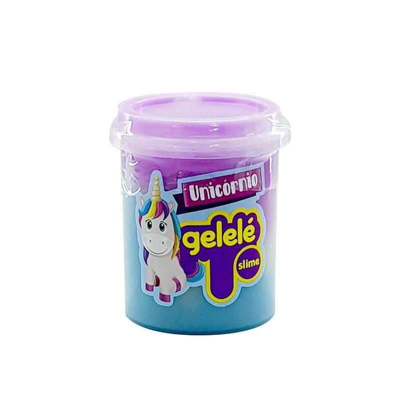 SLIME GELELE 152G UNICORNIO POTE 3462 GELELE SLIME UNICORNIO, SLIME UNICORNIO, SLIME COLORIDA, MASSINHA SLIME, SLIME Brinquedos