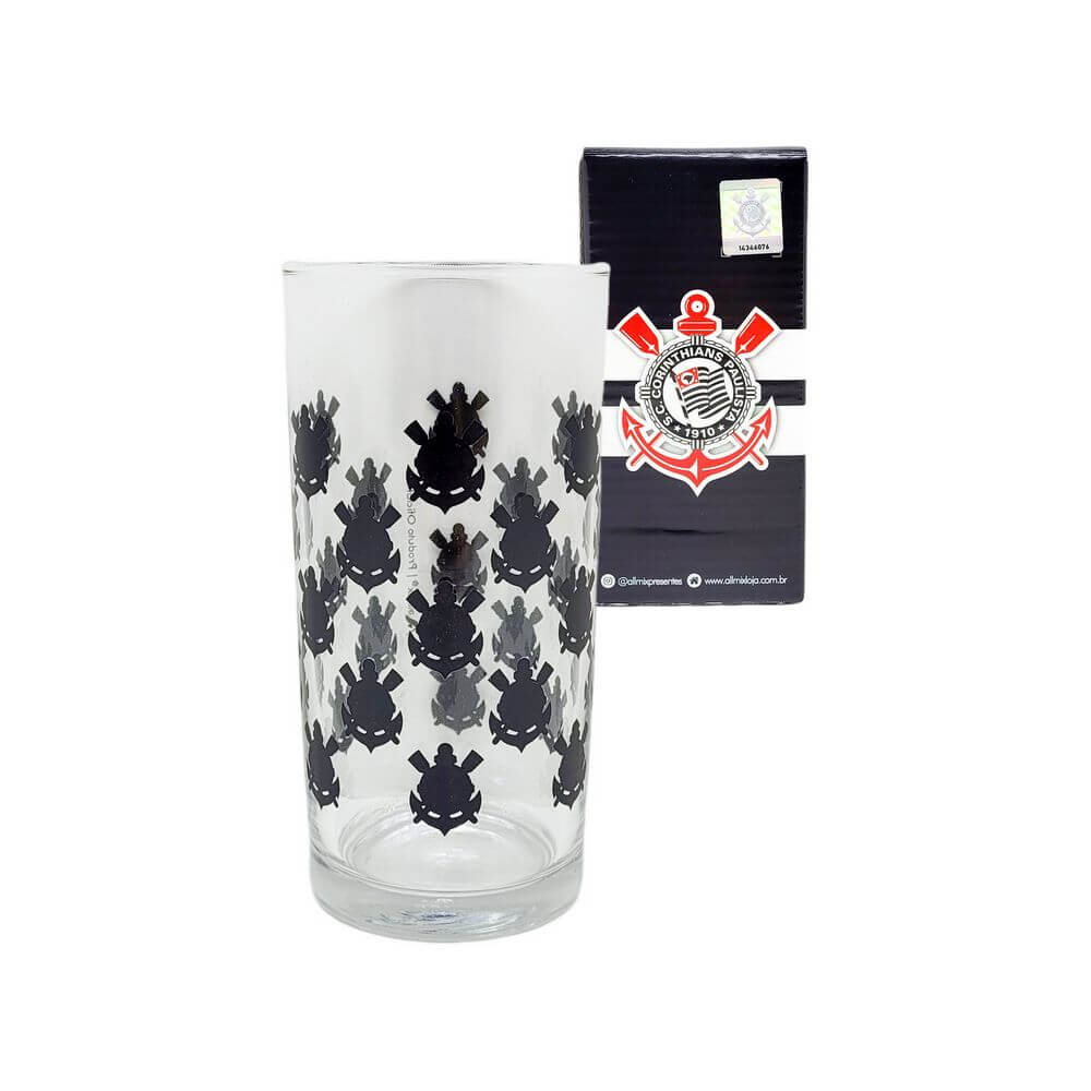 COPO CYLINDER 300ML CORINTHIANS 206039 COPO CYLINDER 300ML CORINTHIANS 206039, COPO, COPO CORINTHIANS, COPO DECORADO, COPO DECORADO CORINTHIANS, COPO CYLINDER CORINTHIANS Times de Futebol