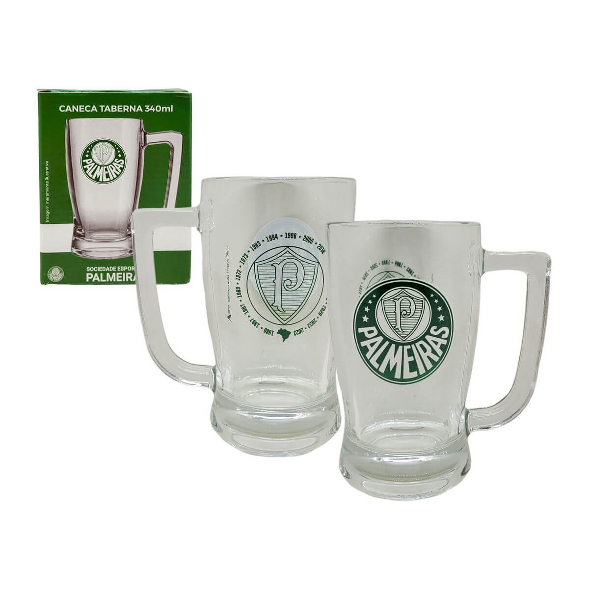 CANECA TABERNA 340ML PALMEIRAS 5901038 CANECA TABERNA 340ML PALMEIRAS 5901038, CANECA, CANECA DE VIDRO, CANECA TABERNA, 340ML, PALMEIRAS, FUTEBOL, PRESENTE Times de Futebol
