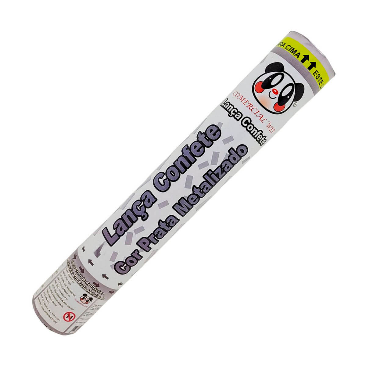 LANCA CONFETE PRATA 30CM LAN-PRA LANCA CONFETE PRATA 30CM LAN-PRA, LANCA CONFETE, CONFETE PRATA, FESTA, CONFETE Brinquedos