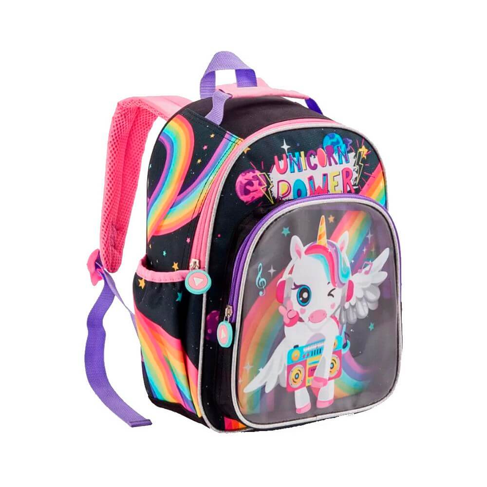 MOCHILA INFANTIL P/ COSTAS FEM. UNICORN DL1439 MOCHILA P/ COSTAS UNICORN DL1439, MOCHILA, MOCHILA PARA COSTAS, MOCHILA UNICORNIO, UNICORNIO, MOCHILA DE MENINA Material Escolar e Papelaria
