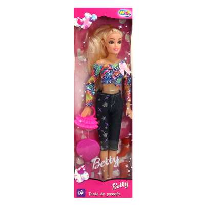 BONECA FASHION BETTY 31CM WB2979 Brinquedos