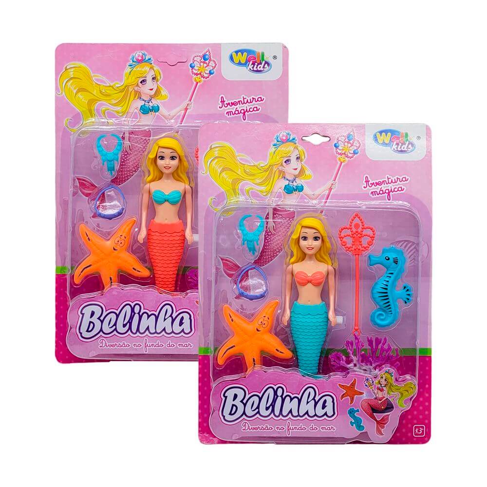 BONECA C/ ACESSORIOS BELINHA 32X24CM WB12402 BONECA BELINHA SEREIA WB12402, BONECA, BONECA SEREIA, BELINHA, BONECA BELINHA, BELINHA SEREIA, BONECA COM ACESSORIOS, BRINQUEDOS Brinquedos